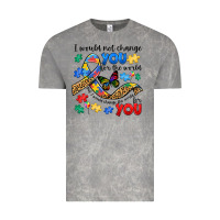 Cloud Rock i would not change you autism Vintage Tee - JahusDesignShop