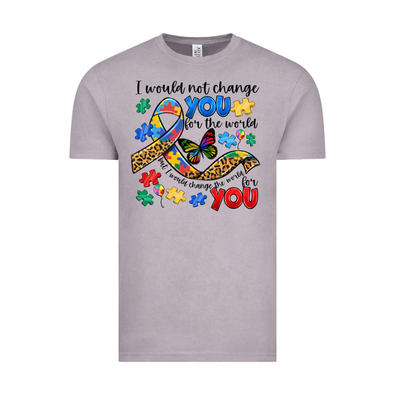 I Would Not Change You Autism Vintage Tee by JahusDesignShop | Teevron