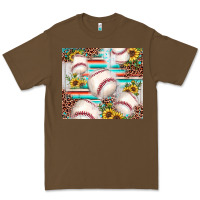 Cacao baseball leopard sunflower Premium Tee - JahusDesignShop