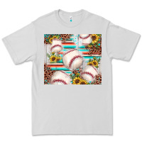 Dove Grey baseball leopard sunflower Premium Tee - JahusDesignShop