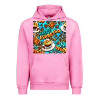 Fuchsia Pink more espresso less despresso coffee with leopard seamless pattern bbs Urban Hoodie - BundleAndBundleShop