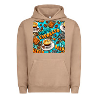 Pigment Burro more espresso less despresso coffee with leopard seamless pattern bbs Urban Hoodie - BundleAndBundleShop