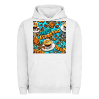 Pigment Lunar Rock more espresso less despresso coffee with leopard seamless pattern bbs Urban Hoodie - BundleAndBundleShop
