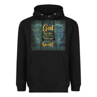 Black i have you in my heart Heavyweight Hoodie - TumblerDesignByShophia