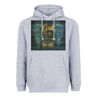 Heather Grey i have you in my heart Heavyweight Hoodie - TumblerDesignByShophia