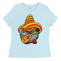 Baby Blue mexicon cute gnome Ladies Tee - RacoonDesign