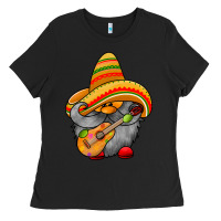 Black mexicon cute gnome Ladies Tee - RacoonDesign