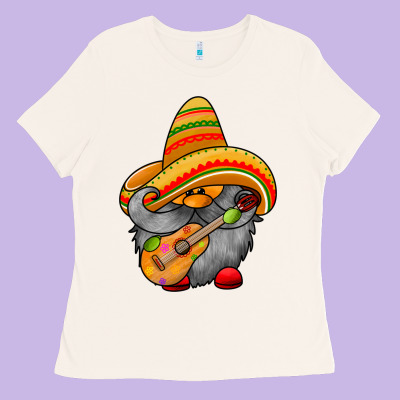 Mexicon Cute Gnome Ladies Tee Designed By Racoondesign