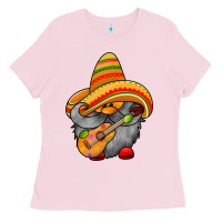 Bubblegum Pink mexicon cute gnome Ladies Tee - RacoonDesign