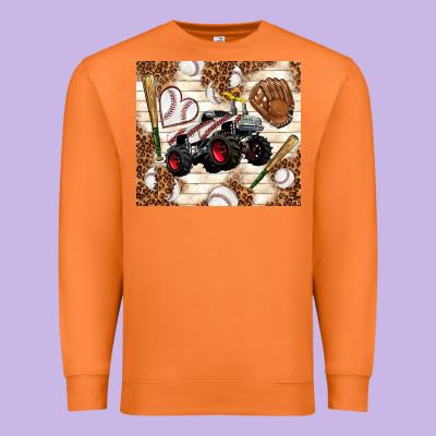 Baseball Crusher Premium Sweatshirt Designed By Tumblerdesignbyshophia