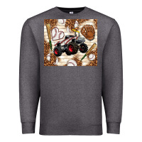 Charcoal Heather baseball crusher Premium Sweatshirt - TumblerDesignByShophia