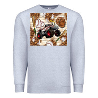 Heather Grey baseball crusher Premium Sweatshirt - TumblerDesignByShophia