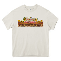 Cream god bless america libbey cup Heavy Core Tee - HRA Design Shop