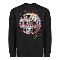Black happy new year Heavyweight Sweatshirt - MaliasSmallBusiness