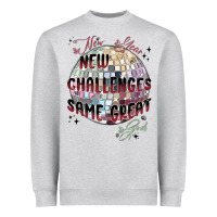 Heather Grey happy new year Heavyweight Sweatshirt - MaliasSmallBusiness