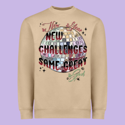Happy New Year Heavyweight Sweatshirt Designed By Maliassmallbusiness