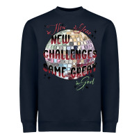 Navy happy new year Heavyweight Sweatshirt - MaliasSmallBusiness