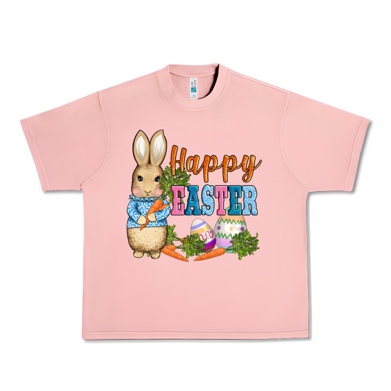 Easter Bunny Egg And Carrots Urban Heavy Tee by AdoDesignShop | Teevron