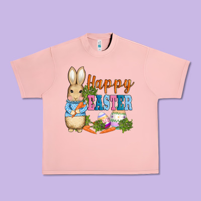 Easter Bunny Egg And Carrots Urban Heavy Tee Designed By Adodesignshop