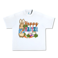White easter bunny egg and carrots Urban Heavy Tee - AdoDesignShop