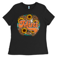 Black mini western Ladies Tee - RacoonDesign