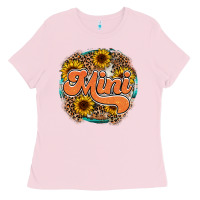 Bubblegum Pink mini western Ladies Tee - RacoonDesign