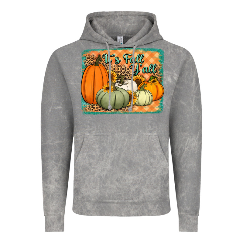 It's Fall Y'all Pumpkins Halloween And Sunflowers Vintage Hoodie by Jasminsmagicworld | Teevron