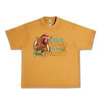 Peanut Butter life is better in the country Urban Heavy Tee - MaliasSmallBusiness