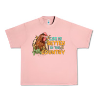 Salmon life is better in the country Urban Heavy Tee - MaliasSmallBusiness