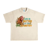 Sandshell life is better in the country Urban Heavy Tee - MaliasSmallBusiness