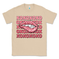 Mushroom xoxo checker lips Classic Tee - MaliasSmallBusiness