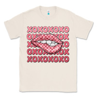 Natural xoxo checker lips Classic Tee - MaliasSmallBusiness