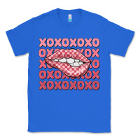 True Royal xoxo checker lips Classic Tee - MaliasSmallBusiness
