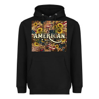 Black American tumbler 4th of july Heavyweight Hoodie - HowdyJamesFarm