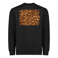 Black leopard background Heavyweight Sweatshirt - NancyCooperArtShop