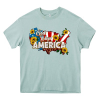 Arona god bless america Heavy Core Tee - HRA Design Shop