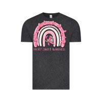Vintage Black breast cancer  awareness rainbow Vintage Tee - MaliasSmallBusiness