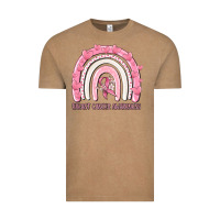 Vintage Coffee breast cancer  awareness rainbow Vintage Tee - MaliasSmallBusiness