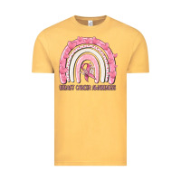Vintage Mustard breast cancer  awareness rainbow Vintage Tee - MaliasSmallBusiness
