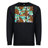 Black serape cowhide and leopard with glitter Premium Sweatshirt - TumblerDesignByShophia