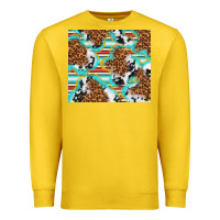 Lemon serape cowhide and leopard with glitter Premium Sweatshirt - TumblerDesignByShophia