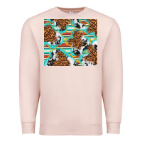 Pale Pink serape cowhide and leopard with glitter Premium Sweatshirt - TumblerDesignByShophia