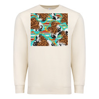 Sandshell serape cowhide and leopard with glitter Premium Sweatshirt - TumblerDesignByShophia