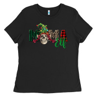 Black Mama elf skull Ladies Tee - FaDigitalArtStudio