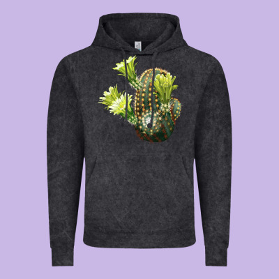 Nylon Hedgehog Cactus Vintage Hoodie Designed By Lillyallendesigns