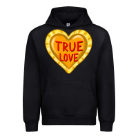 Black valentine's day hearts Urban Hoodie - FaDigitalArtStudio