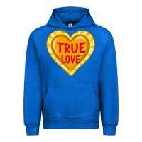 Cobalt valentine's day hearts Urban Hoodie - FaDigitalArtStudio