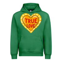 Emerald valentine's day hearts Urban Hoodie - FaDigitalArtStudio