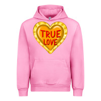 Fuchsia Pink valentine's day hearts Urban Hoodie - FaDigitalArtStudio