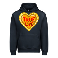 Navy valentine's day hearts Urban Hoodie - FaDigitalArtStudio